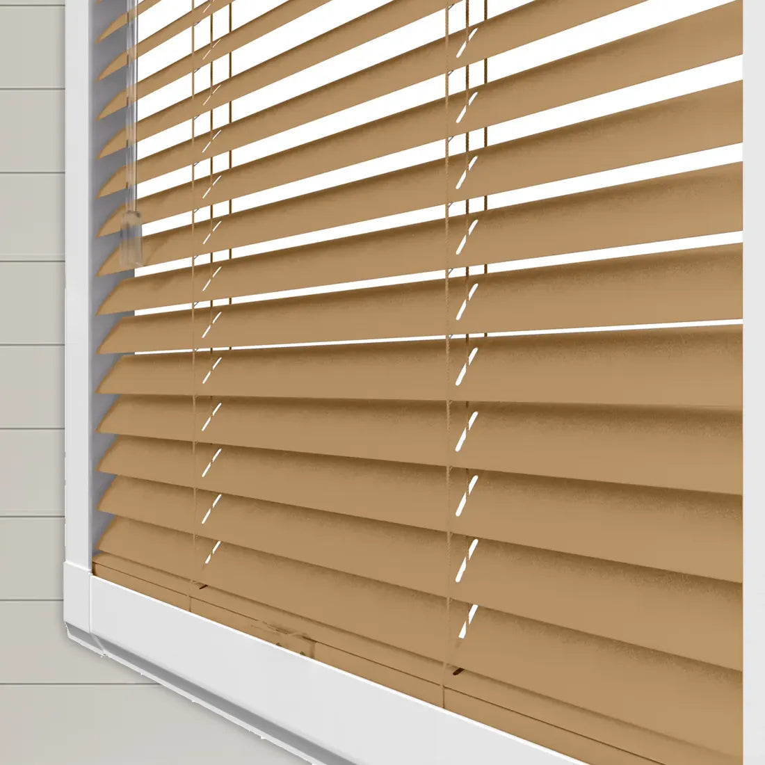 Honey Oak Perfect Fit Wooden blind