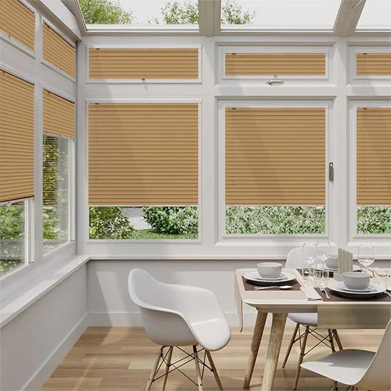 Honey Oak Perfect Fit Wooden blind