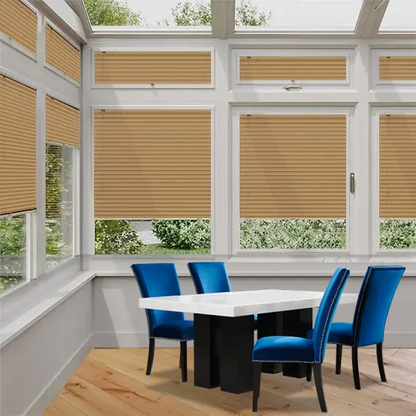Honey Oak Perfect Fit Wooden blind