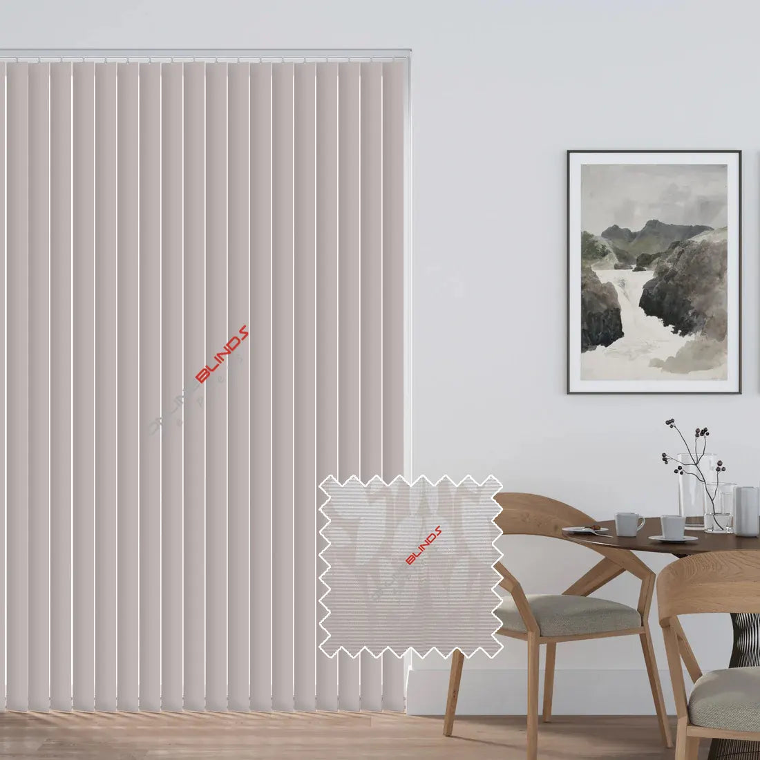 ISLA SORBET - PVC Waterproof Blackout Vertical Blinds