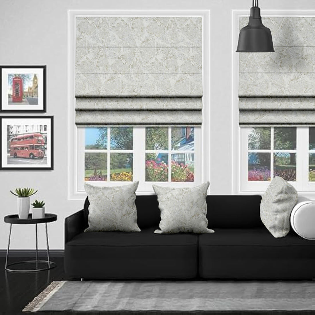 Karina Ivory EB - Roman Blind