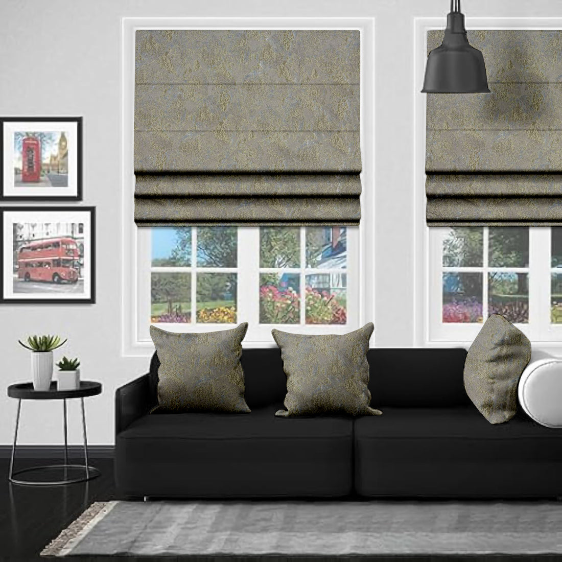 Karina Silver EB - Roman Blind