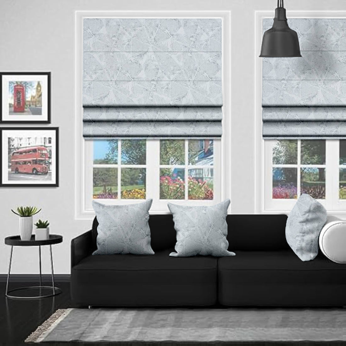 Karina White EB - Roman Blind