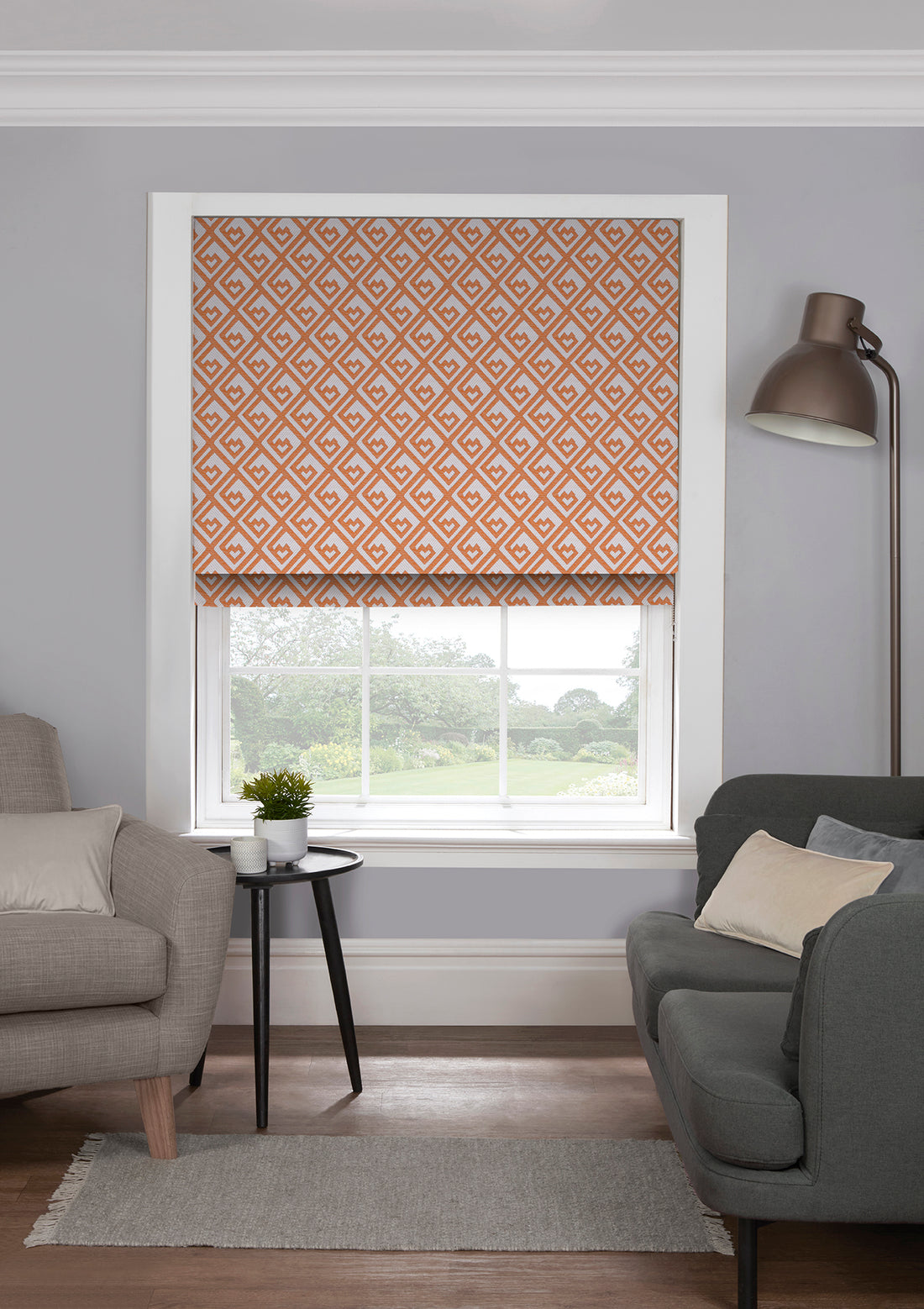 Kufic Terracotta EB - Roman Blind