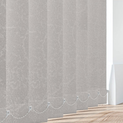 Lahore Silver - PVC Waterproof Blackout Vertical Blinds