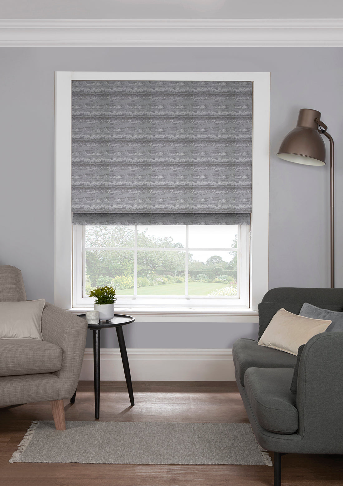 Lavico Grey EB - Roman Blind