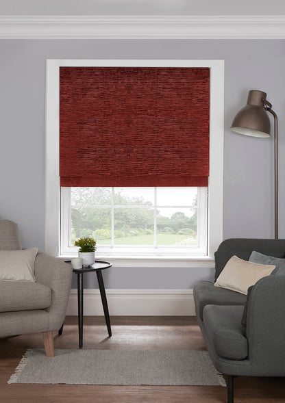 Litie Maroon EB - Roman Blind