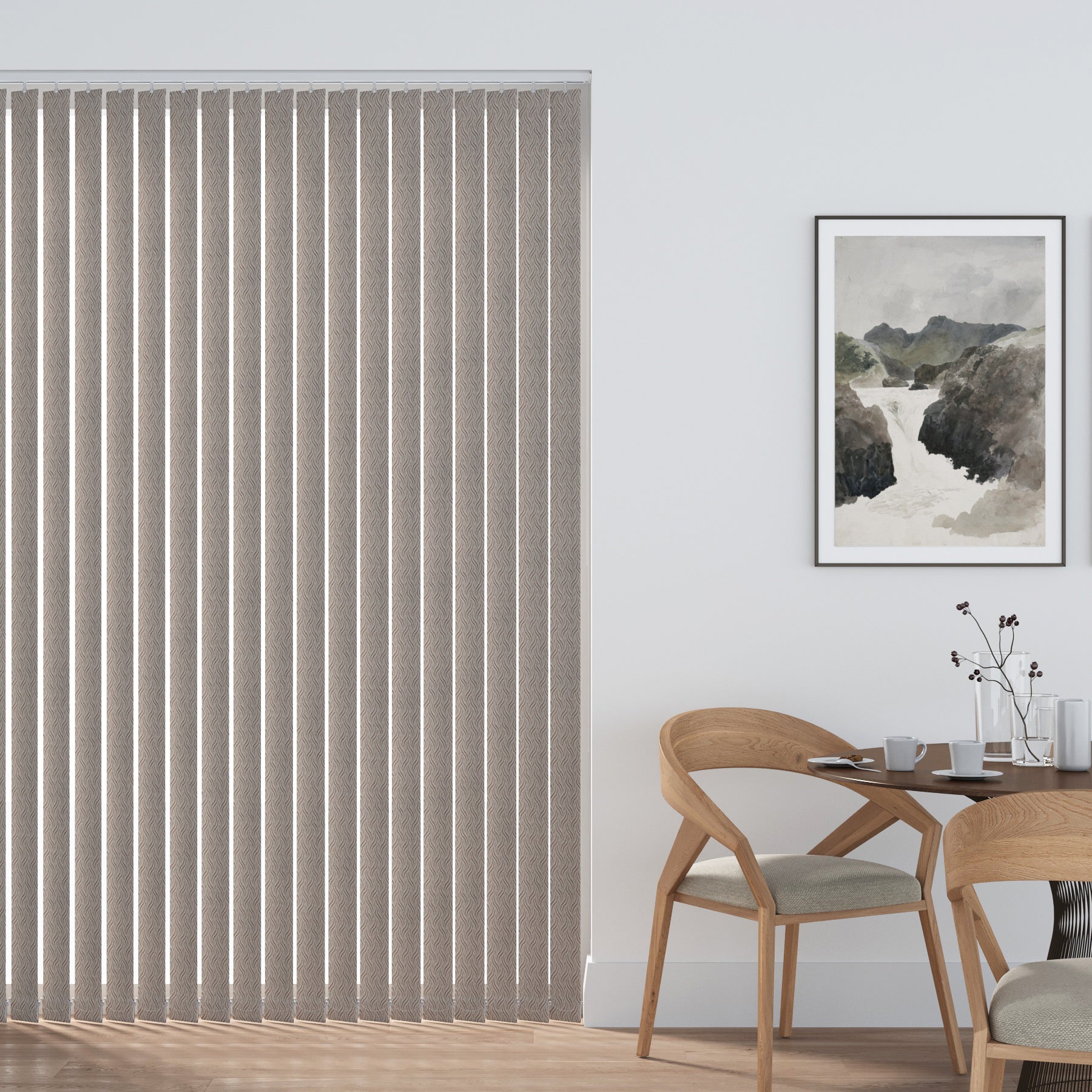 Marina Coffee - Brown Vertical Blinds