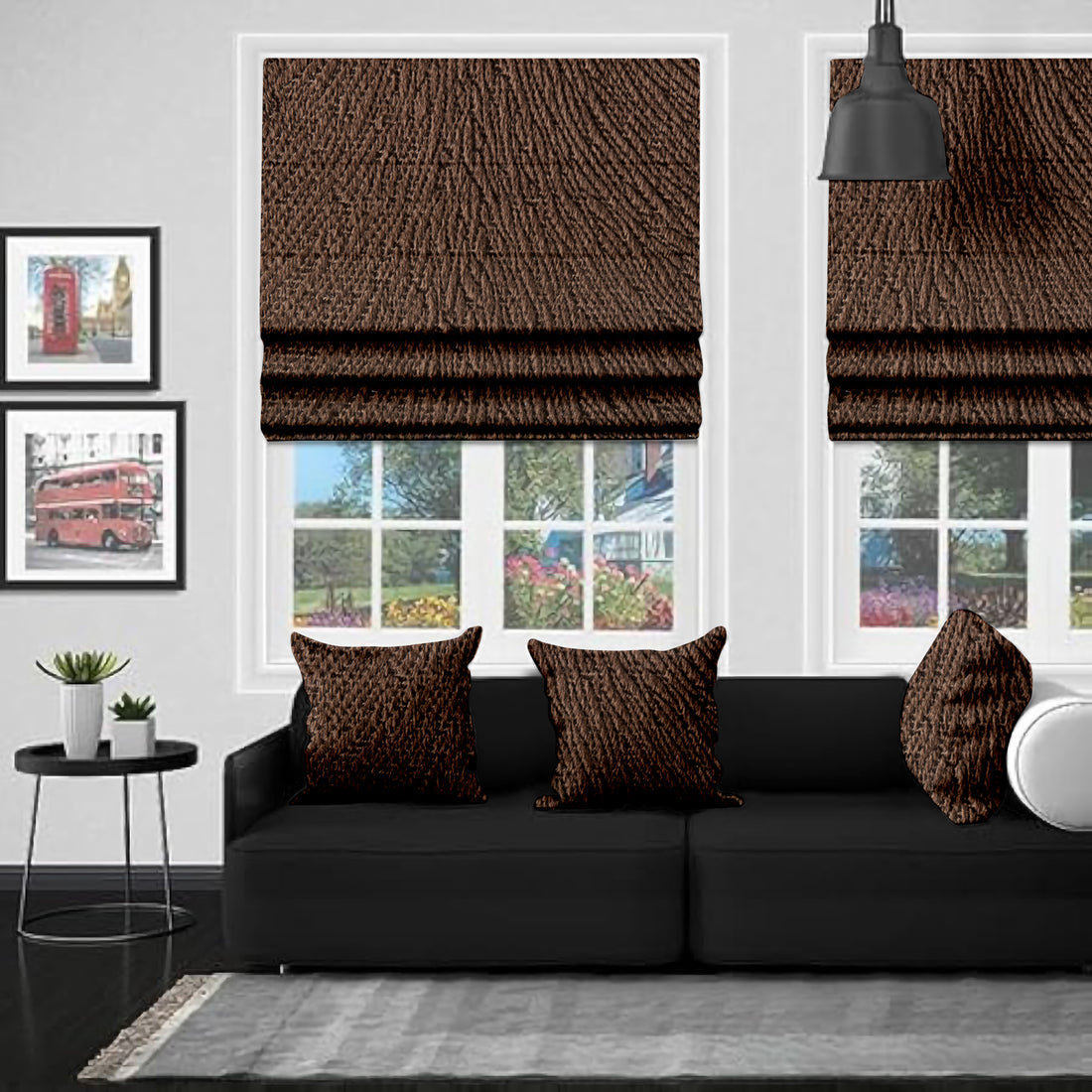 Mersin Chocolate EB - Roman Blind