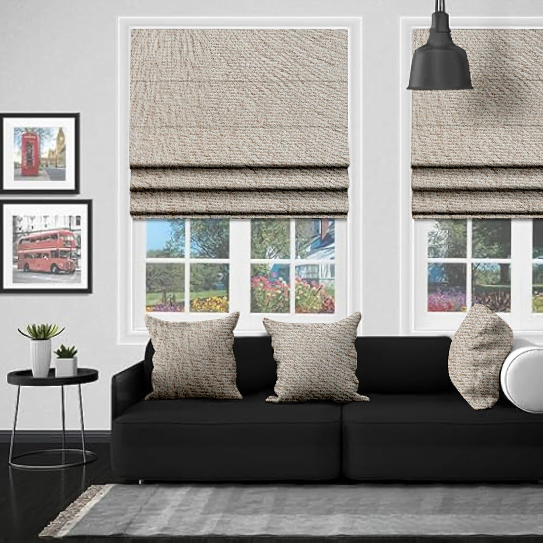 Mersin Silver EB - Roman Blind