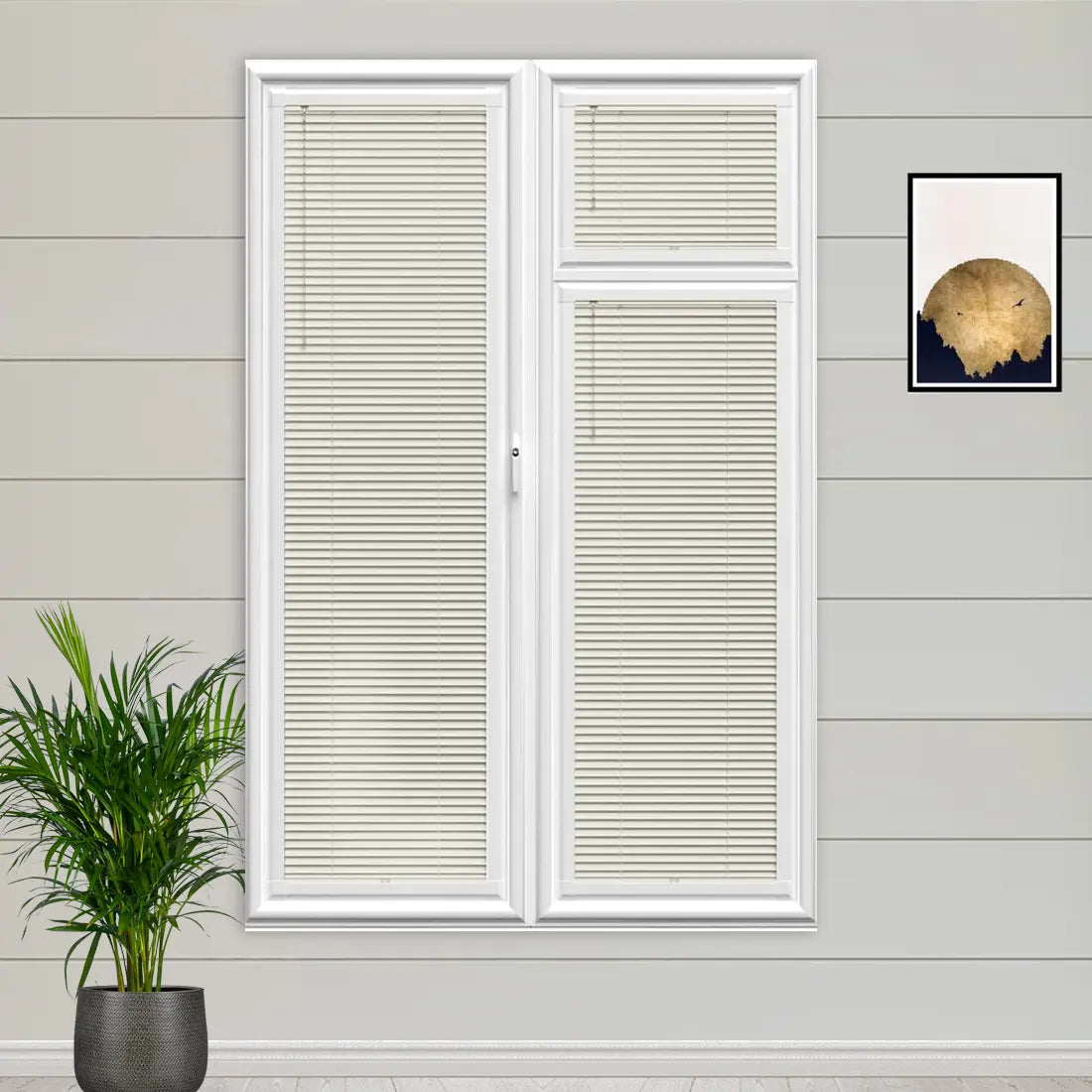 Mirren Cream Perfect Fit Wooden blind
