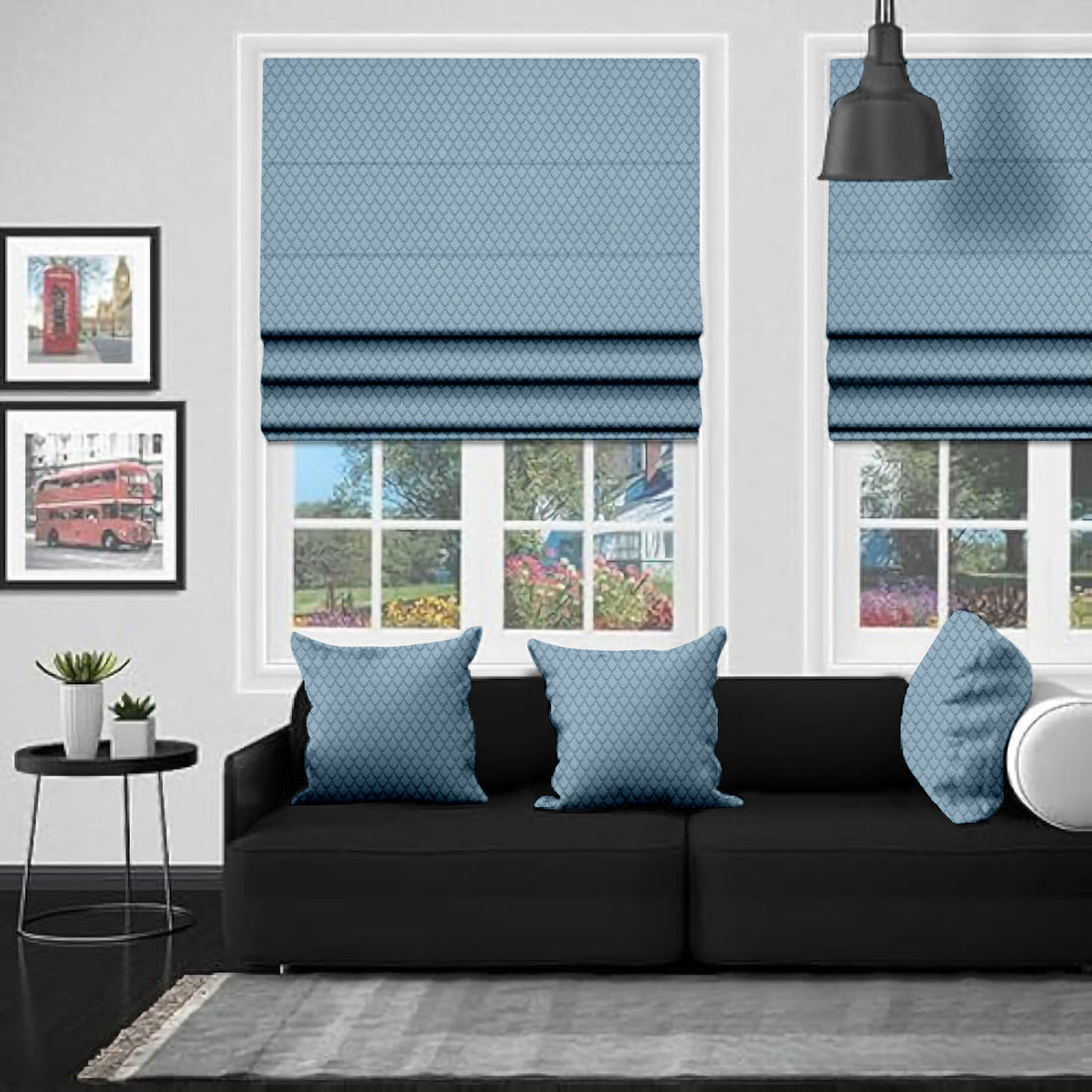 Nora Duck Egg EB - Roman Blind