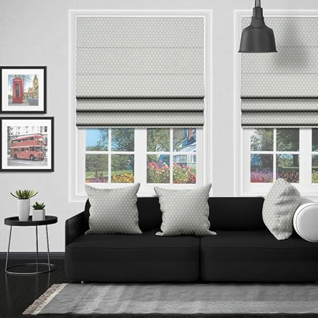 Nora Ivory EB - Roman Blind
