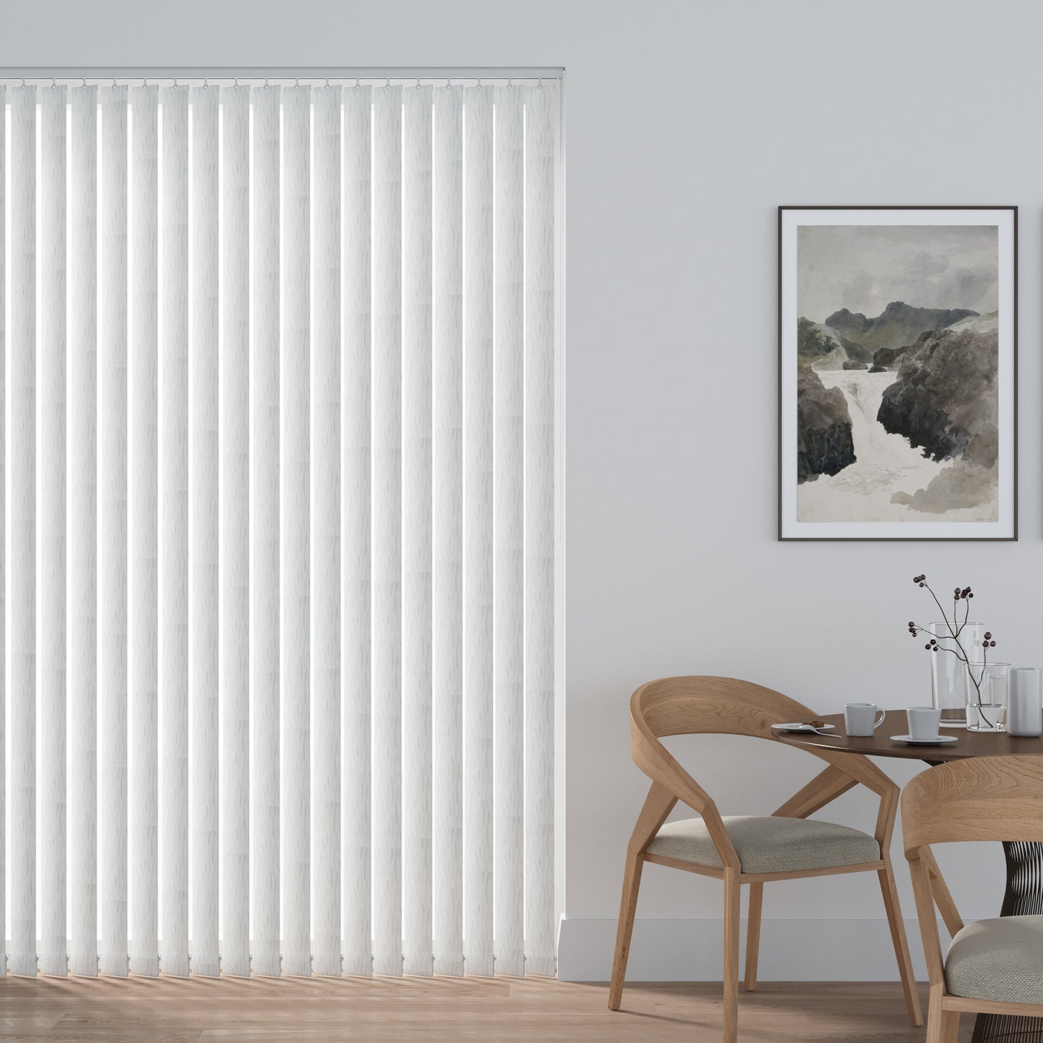 Oasis White - Vertical Blinds