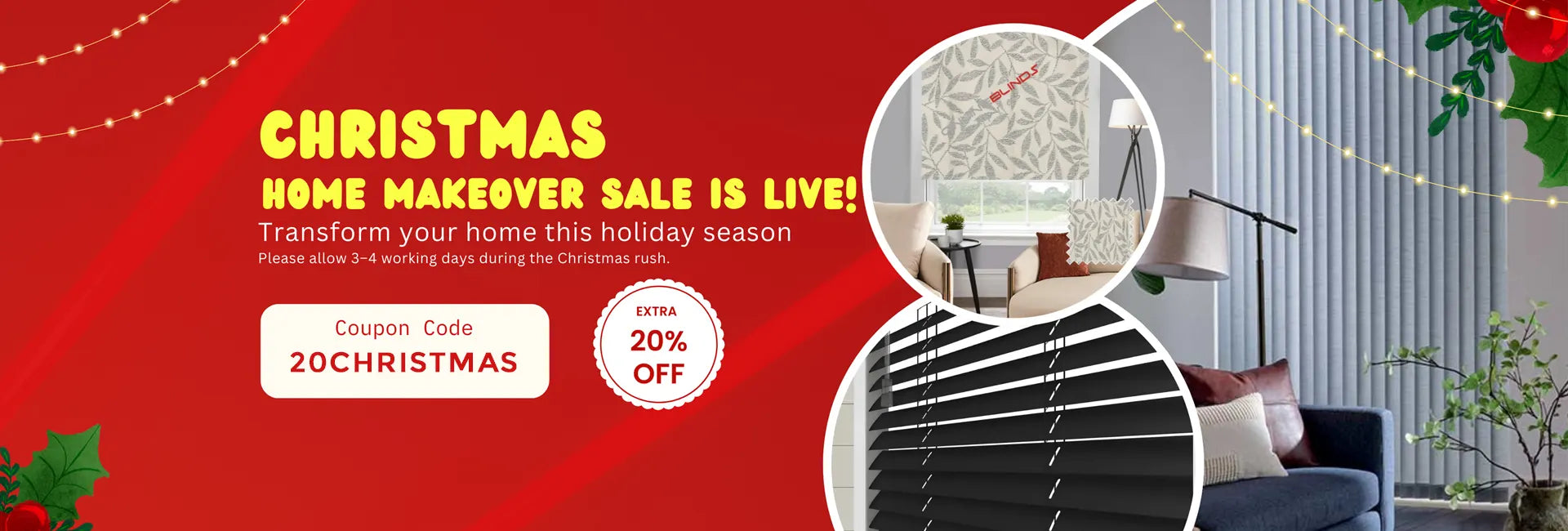 Online Blinds Express UK Christmas deal