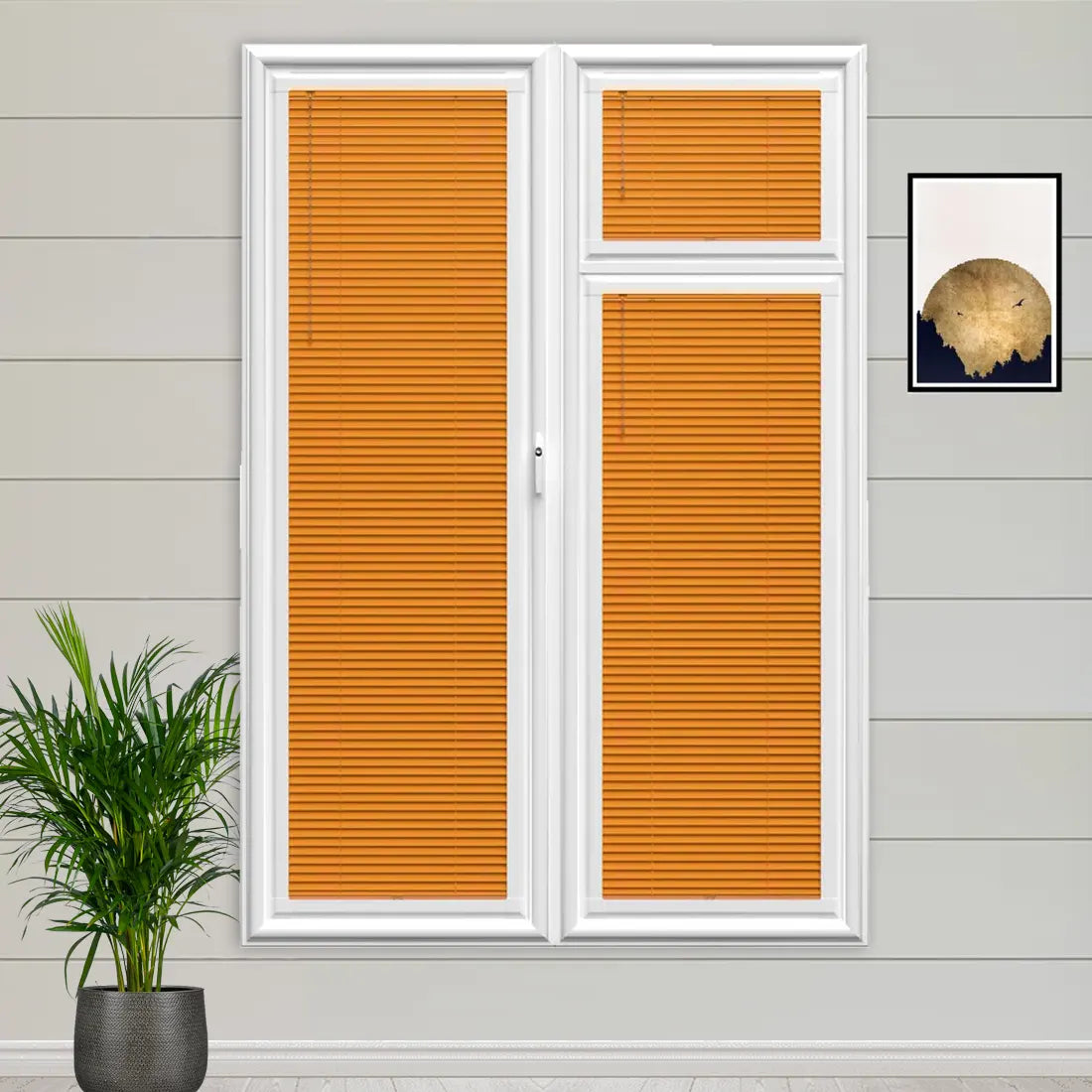 Orange Perfect Fit Metal Blind