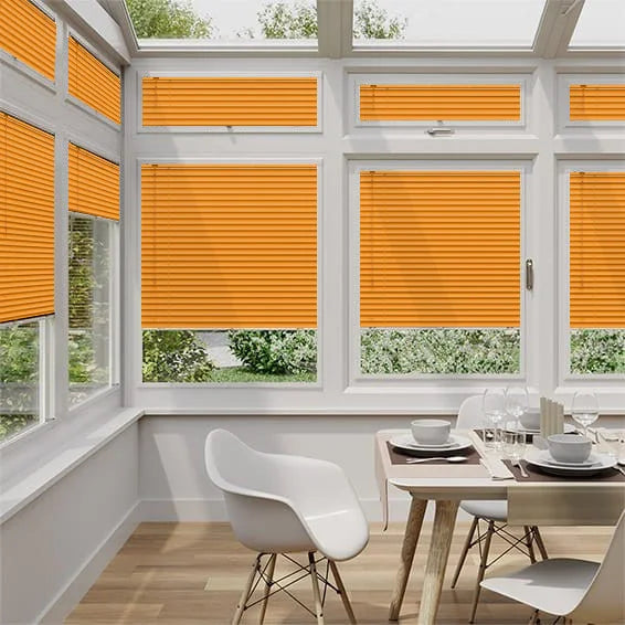 Orange Perfect Fit Metal Blind