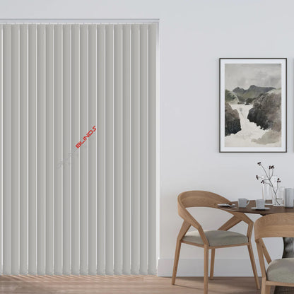 PLAZA STEEL – PVC WATERPROOF BLACKOUT VERTICAL BLINDS