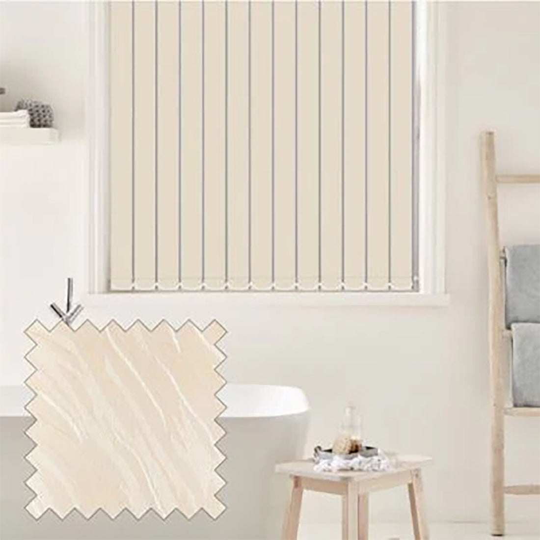 Pacific Dawn - Peach Vertical Blinds