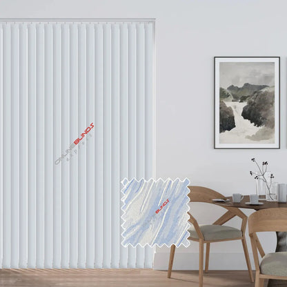 Pacific Sky - Blue Vertical Blinds