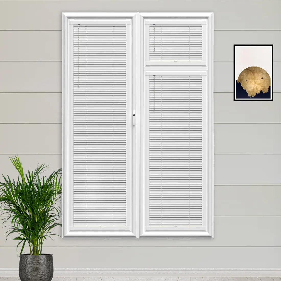 Pure White Perfect Fit Wooden blind