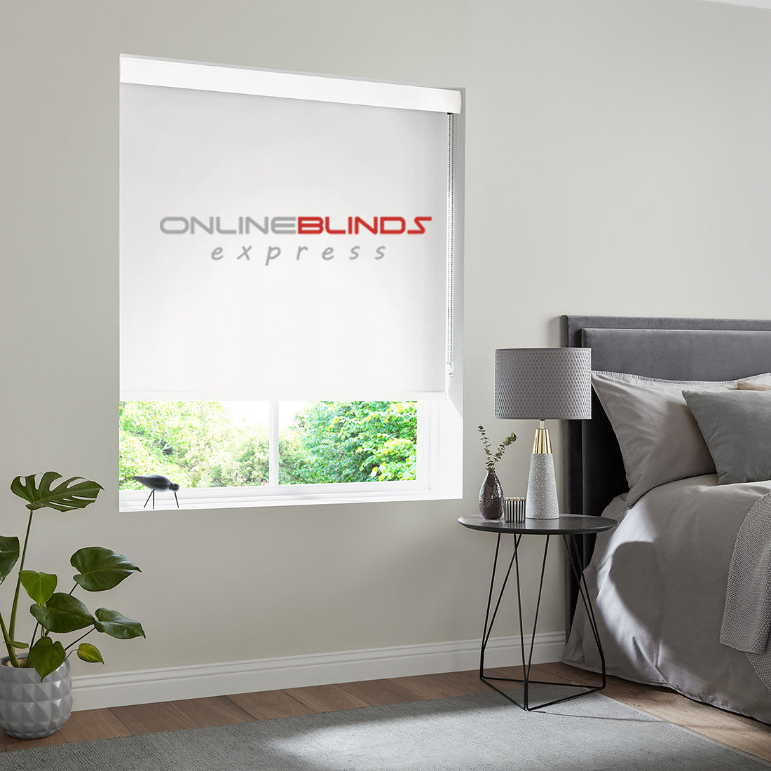 Iris B/O Ivory - QuickFit No Drill Roller Blinds