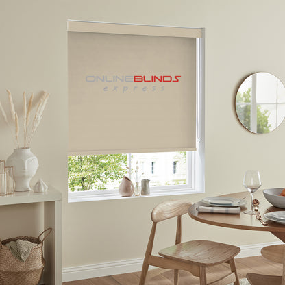 Iris B/O Beige - QuickFit No Drill Roller Blinds