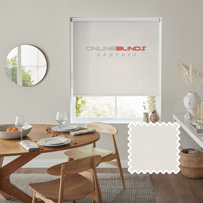 Wave B/O Beige - QuickFit No Drill Roller Blinds