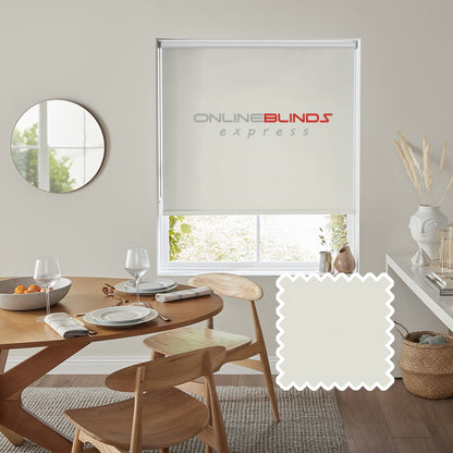 Petunia B/O Beige - QuickFit No Drill Roller Blinds