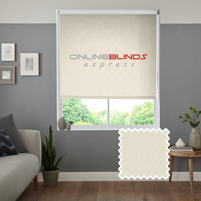 Zinnia B/O Cream - QuickFit No Drill Roller Blinds