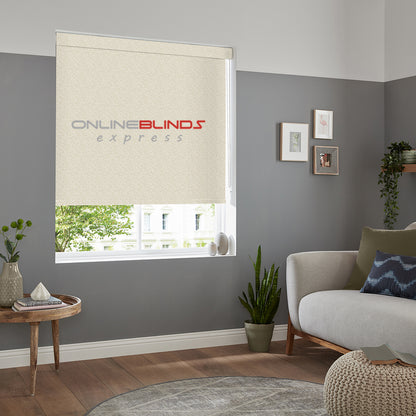 Zinnia B/O Cream - QuickFit No Drill Roller Blinds