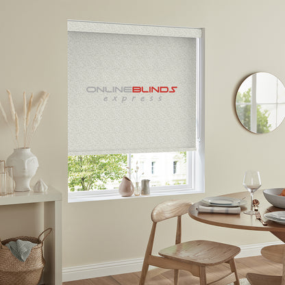 Zinnia B/O Silver - QuickFit No Drill Roller Blinds
