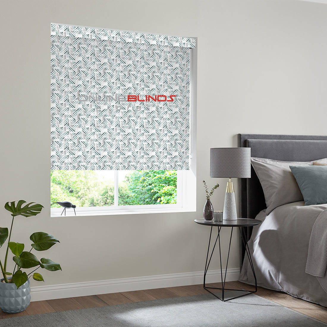 Simetric B/O Jade - QuickFit No Drill Roller Blinds