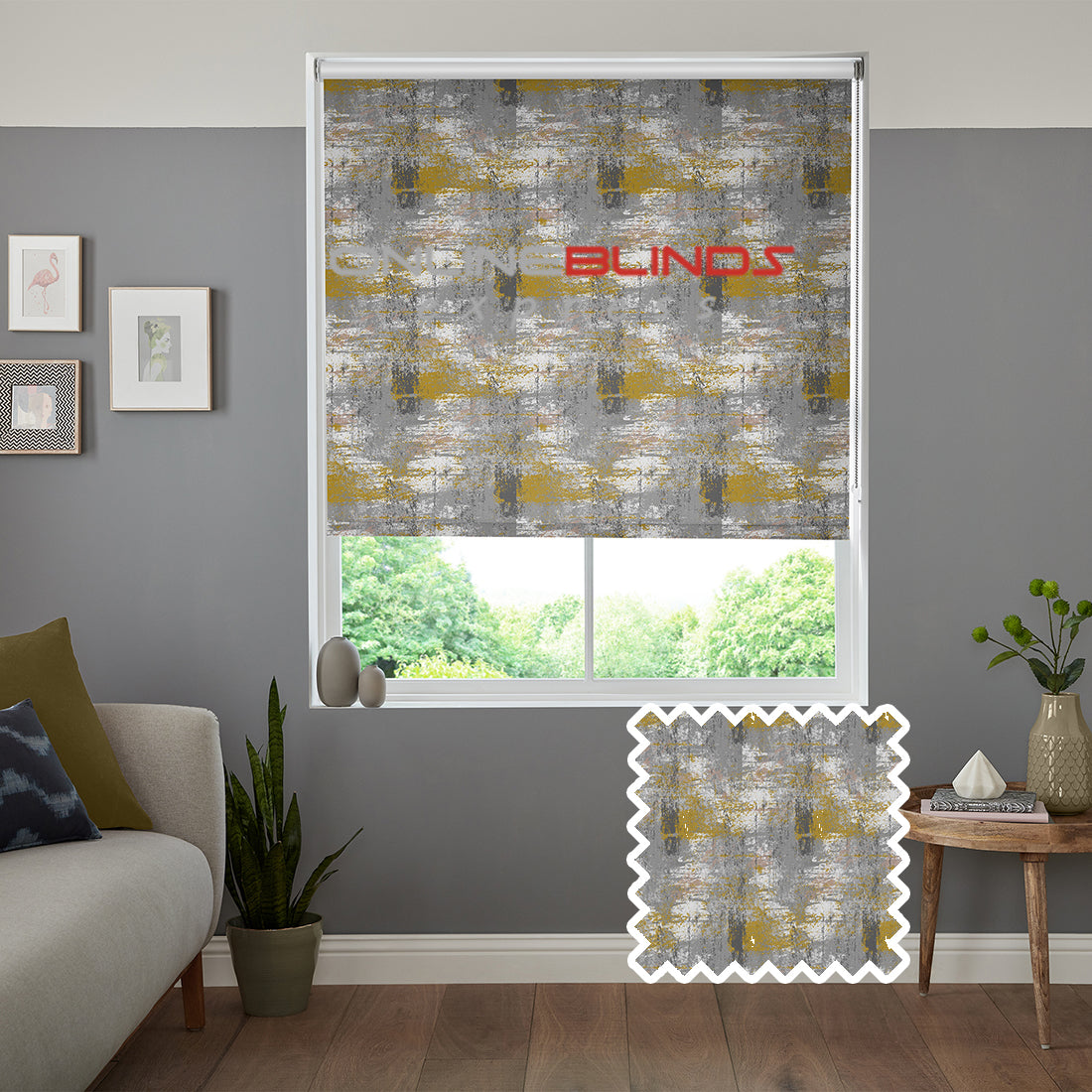 Adventure B/O Gold - QuickFit No Drill Roller Blinds