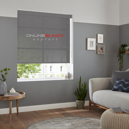 Freesia Silver - QuickFit No Drill Roller Blinds