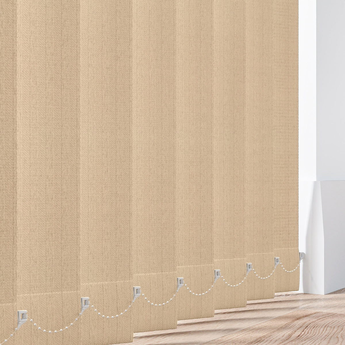 Rome Caramel - Beige Vertical Blinds