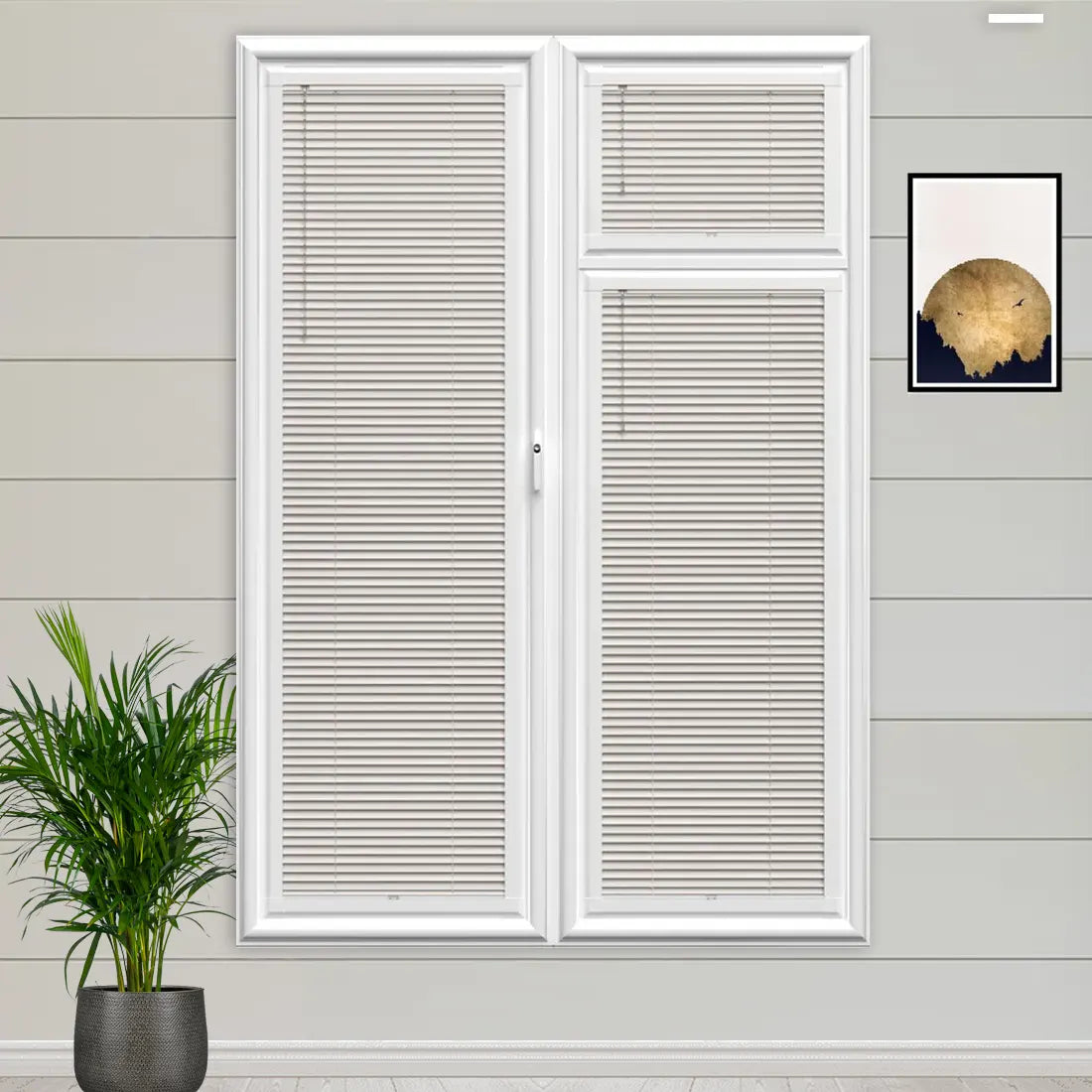 Satin Silver Perfect Fit Metal Blind