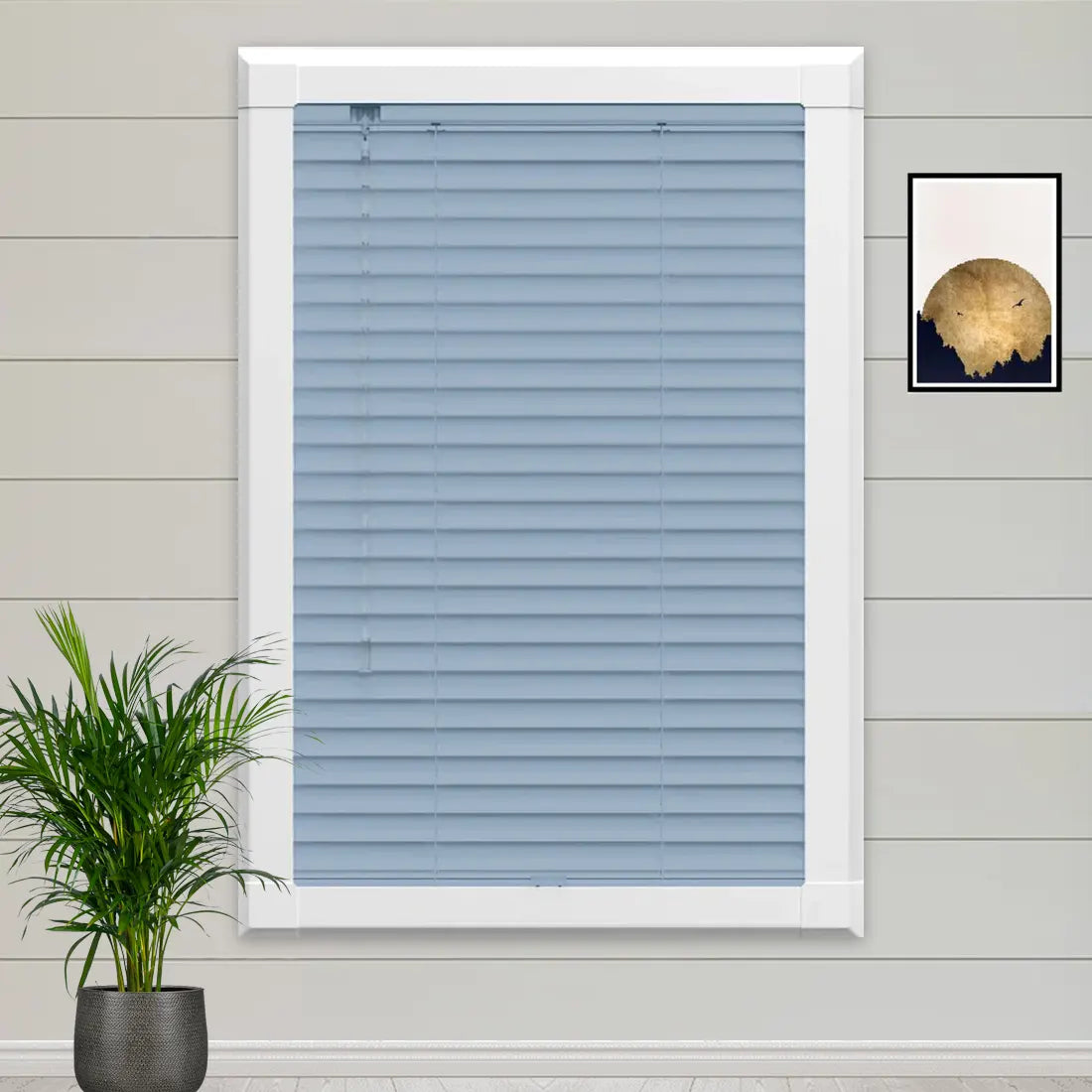 Sea Blue Perfect Fit Metal Blind