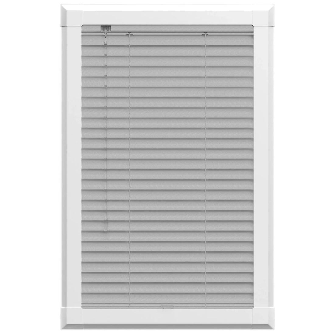 Shiny Silver Perfect Fit Metal Blind