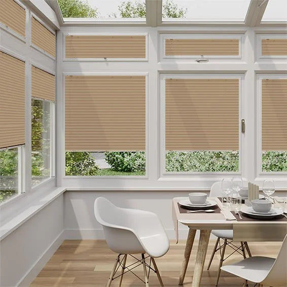 Soft Brown Perfect Fit Metal Blind