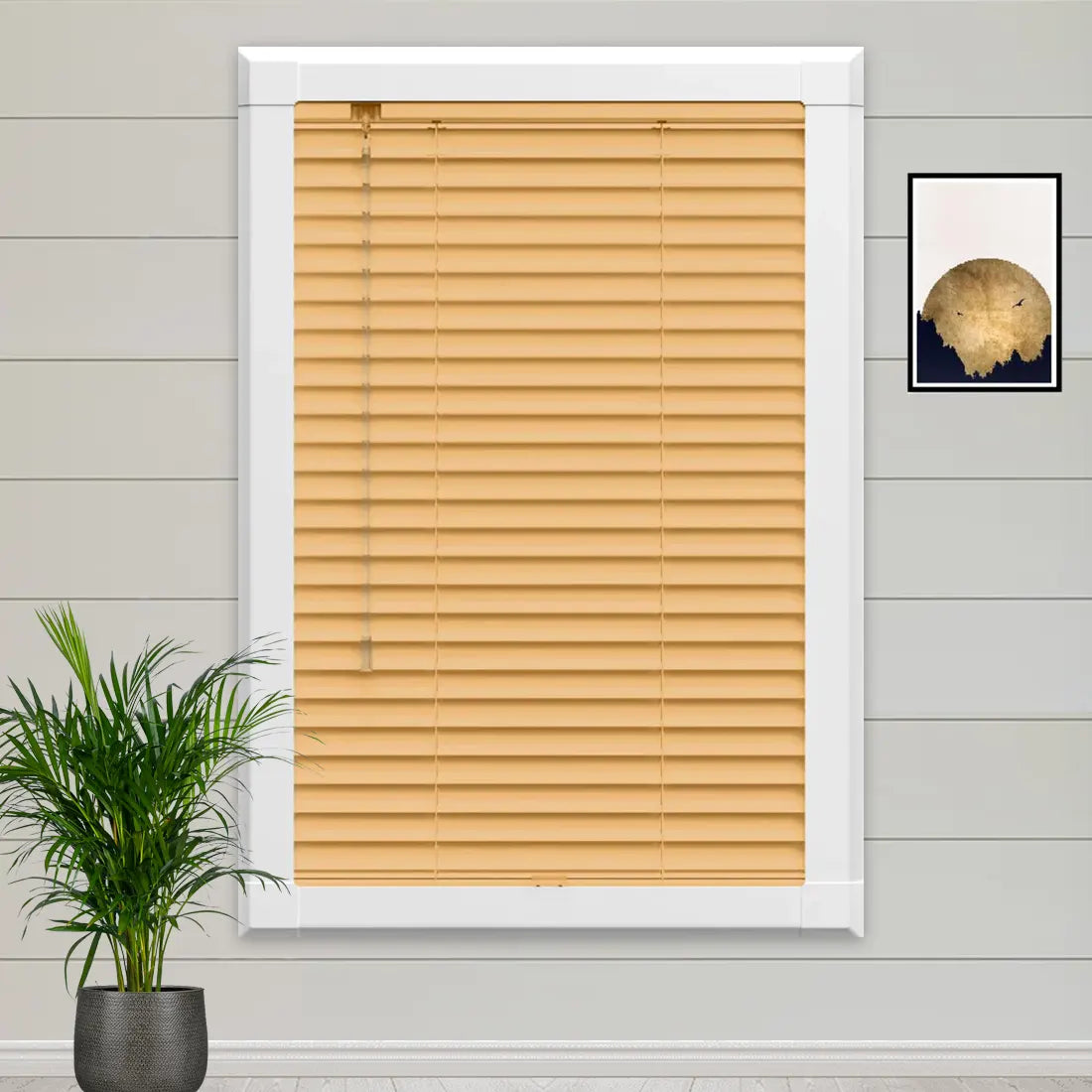 Soft Orange Perfect Fit Metal Blind