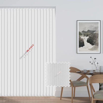 Stripe White - Vertical Blinds