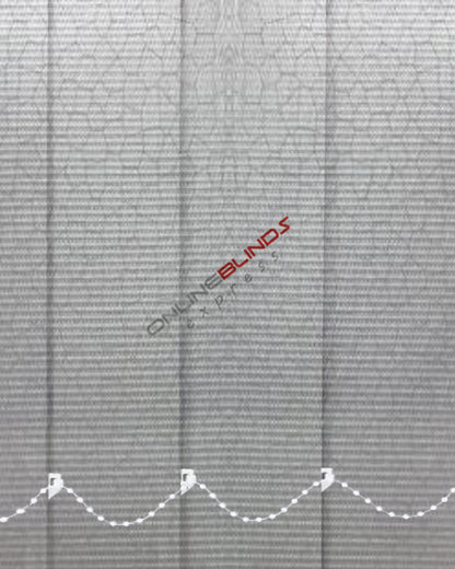 VEGA ASH - PVC WATERPROOF BLACKOUT VERTICAL BLINDS