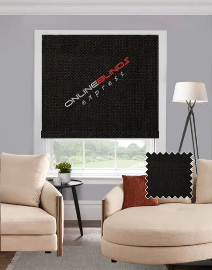 Adana Black EB - Roman Blind