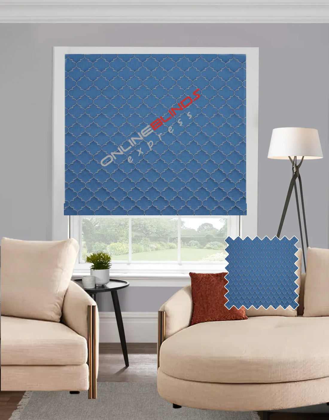 Alhambra Denim EB - Roman Blind