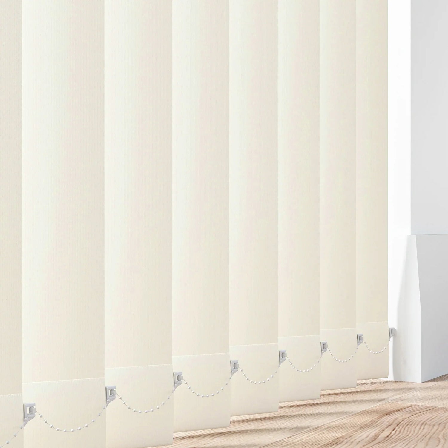Aqualush Cream PVC Waterproof Replacement Slats