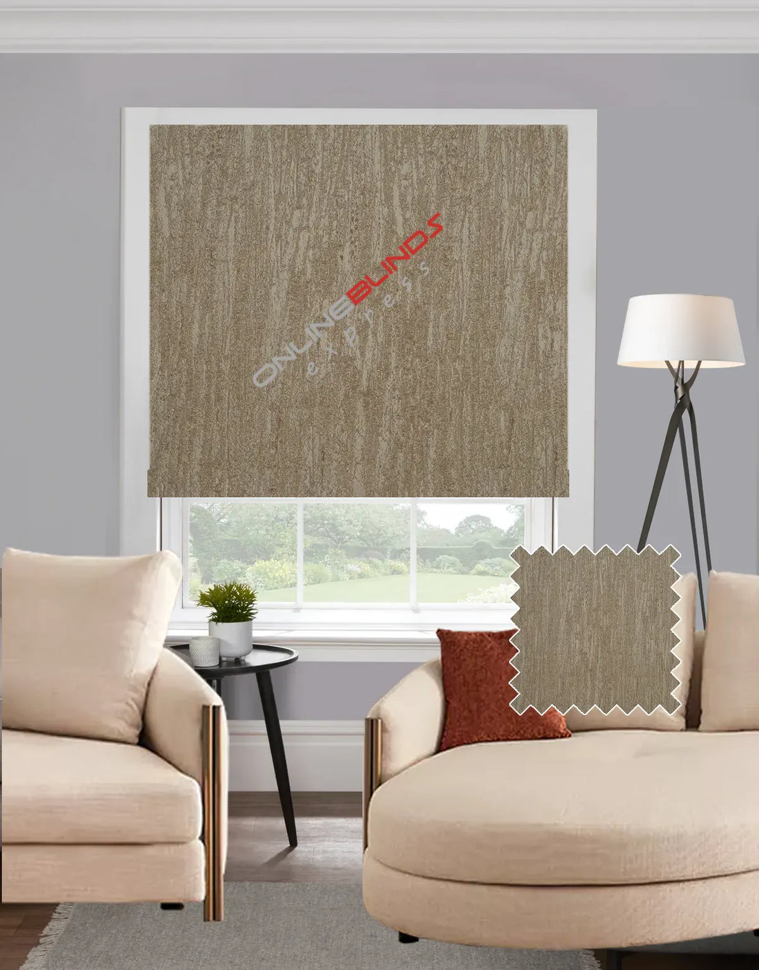 Bali Gold EB - Roman Blind