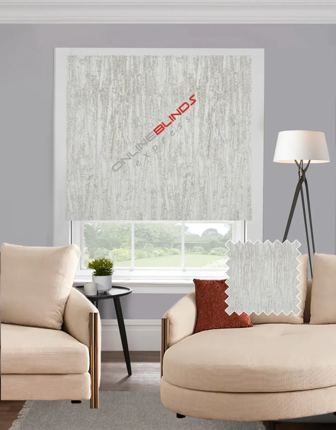 Bali Ivory EB - Roman Blind