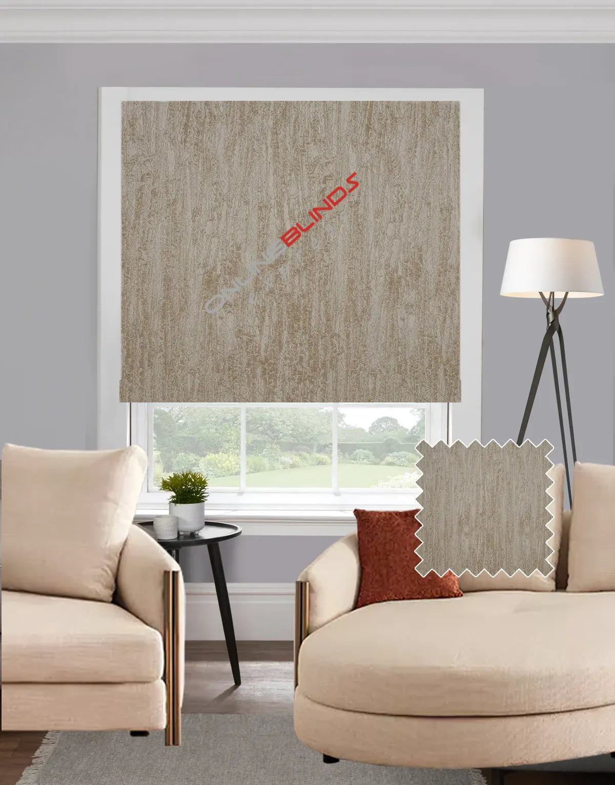 Bali Natural EB - Roman Blind - Online Blinds Express