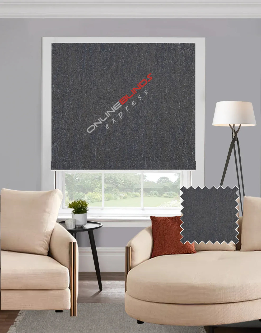 Bali Smoke EB - Roman Blind